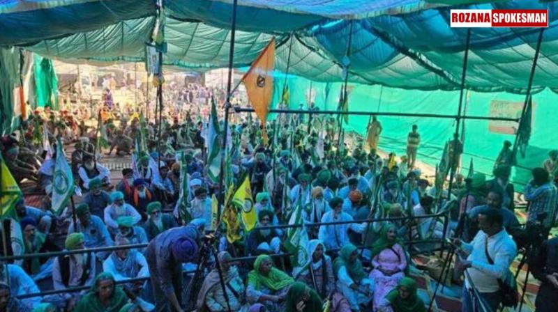 Haryana police and protesting farmers locked in dispute over movement permissions Haryana police and protesting farmers locked in dispute over movement permissions