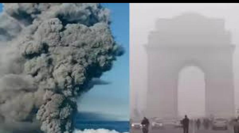 IMD officials explained that the ash plume originated from Ethiopia's Erta Ale volcanic region and travelled thousands of kilometres before spreading over Gujarat, Rajasthan, Haryana, and parts of Delhi NCR at high altitudes. File Photo.