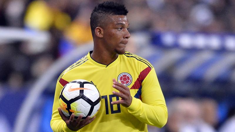 Colombia defender Frank Fabra Colombia defender Frank Fabra