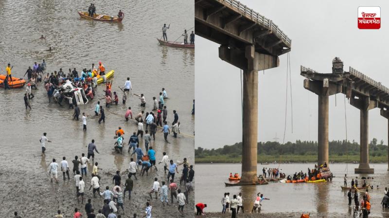 Gujarat's Vadodara: 43-Year-Old Bridge Collapses, At Least Nine Dead Gujarat's Vadodara: 43-Year-Old Bridge Collapses, At Least Nine Dead