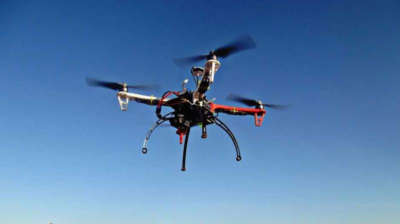 Intruding UAV shot down in Rajasthan: Sources Intruding UAV shot down in Rajasthan: Sources