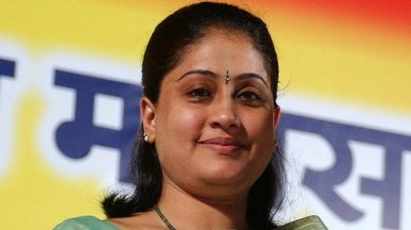 Congress leader Vijayashanti Congress leader Vijayashanti