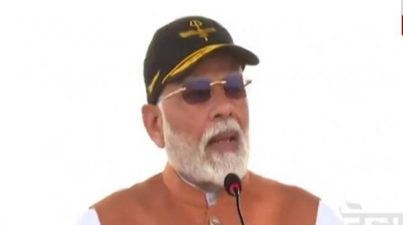 PM Narendra Modi reached Adampur Airbase in Punjab PM Narendra Modi reached Adampur Airbase in Punjab