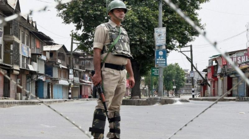 Restrictions in parts of Kashmir