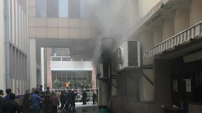 Fire at Delhi HC Canteen