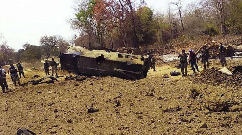 CRPF camp in Timapur in Chhattisgarhs CRPF camp in Timapur in Chhattisgarhs