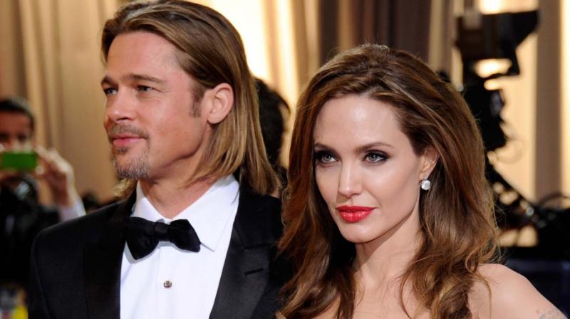 Hollywood star Angelina Joldi and Brad Pitt Hollywood star Angelina Joldi and Brad Pitt
