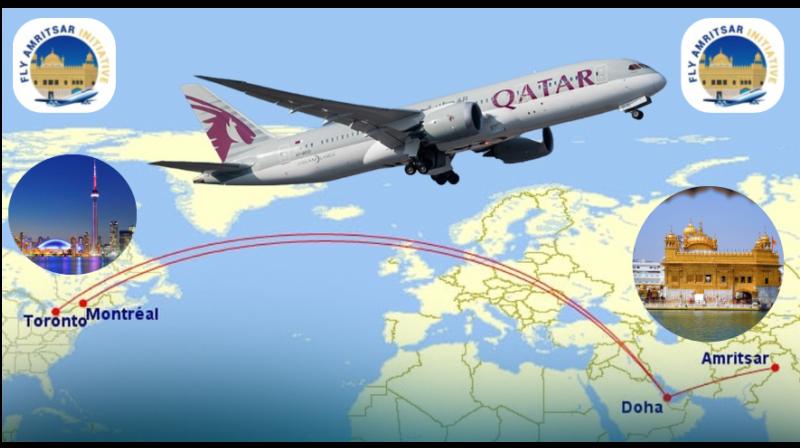 Qatar Airways Increases Doha–Toronto Operations To Daily; Punjab And The Punjabi Diaspora Now Have More Flight Options To Canada With One Stop Qatar Airways Increases Doha–Toronto Operations To Daily; Punjab And The Punjabi Diaspora Now Have More Flight Options To Canada With One Stop