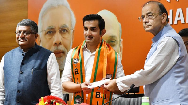 Gautam Gambhir joins BJP Gautam Gambhir joins BJP