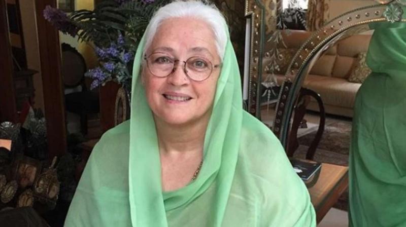 Veteran film and theatre actor Nafisa Ali 