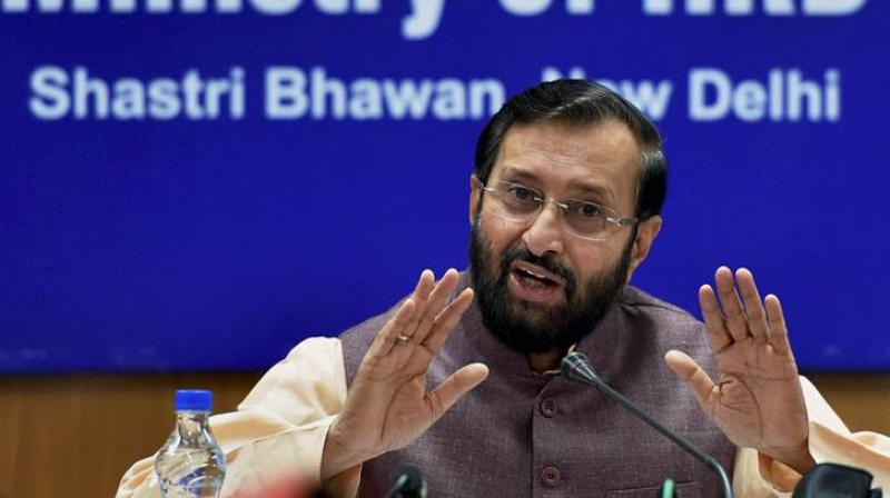 Union HRD Minister Prakash Javadekar