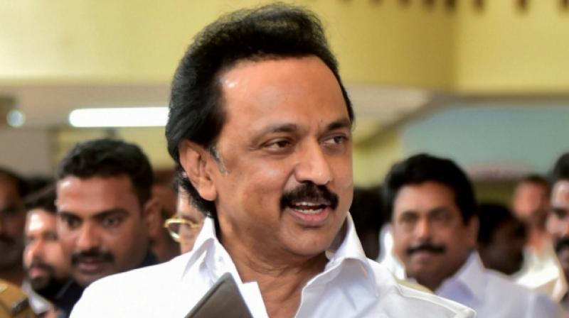 DMK president M K Stalin