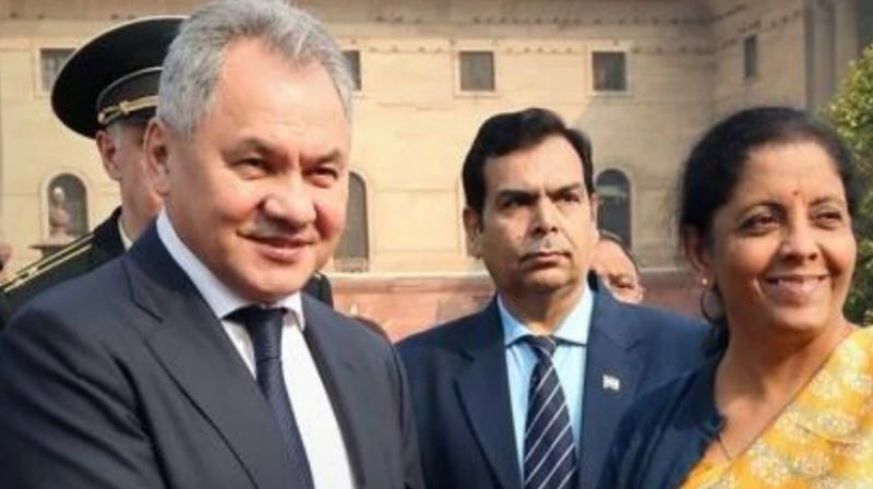 Nirmala Sitharaman With Russian Defence Minister Sergey Shoygu Nirmala Sitharaman With Russian Defence Minister Sergey Shoygu