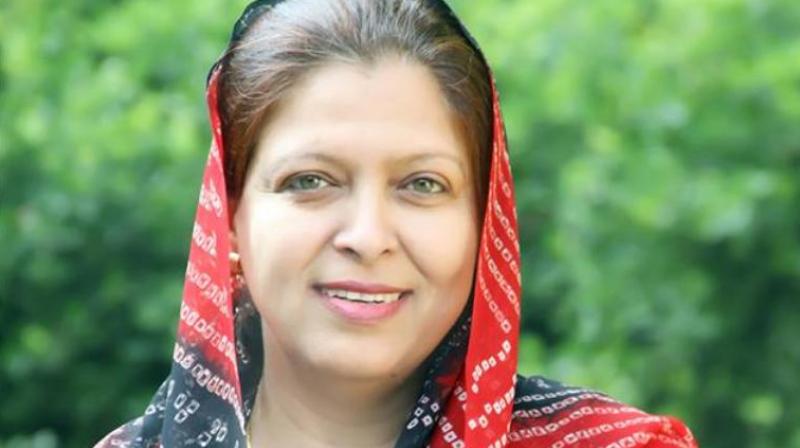 Congress candidate Shafia Zubair Congress candidate Shafia Zubair