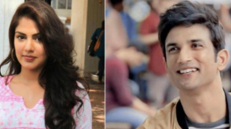 Rhea Chakraborty and Sushant Singh Rajput Rhea Chakraborty and Sushant Singh Rajput