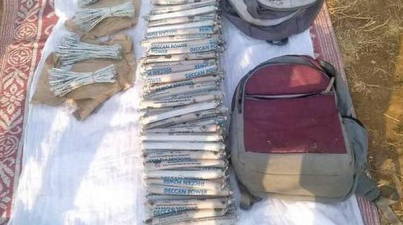 5,600 gelatin sticks and other explosive items seized 5,600 gelatin sticks and other explosive items seized