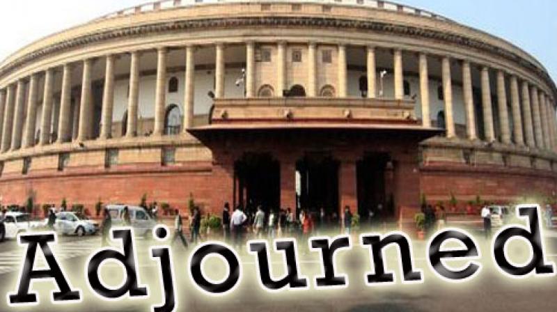 Rajya Sabha was today adjourned till noon Rajya Sabha was today adjourned till noon