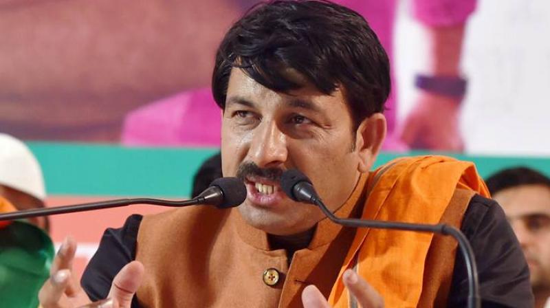 Delhi BJP chief Manoj Tiwari