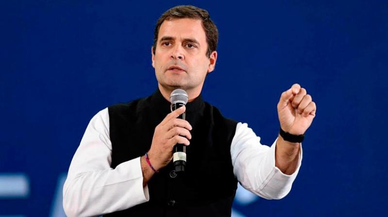 Congress president Rahul Gandhi Congress president Rahul Gandhi