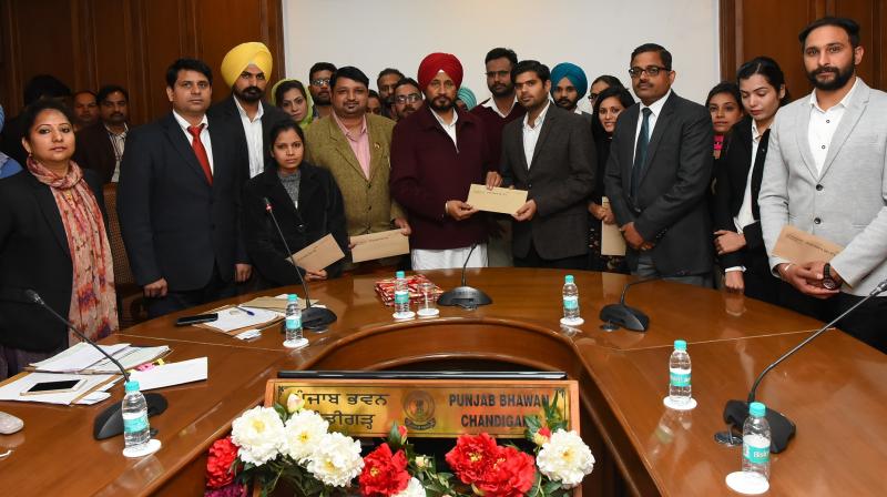Charanjit Singh Channi handed over appointment letters to the newly recruited Counsellors Charanjit Singh Channi handed over appointment letters to the newly recruited Counsellors
