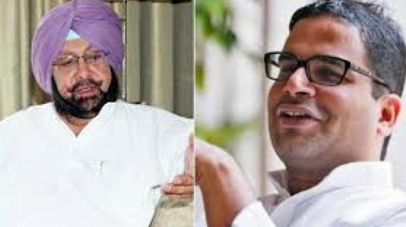Captain Amarinder Singh and Prashant Kishor Captain Amarinder Singh and Prashant Kishor