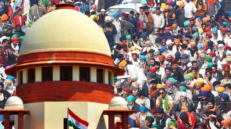 SUPREME COURT'S STATEMENT ON FARMERS AGITATION SUPREME COURT'S STATEMENT ON FARMERS AGITATION