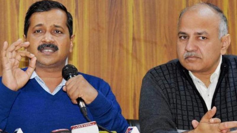 Arvind Kejriwal and Manish Sisodia Arvind Kejriwal and Manish Sisodia
