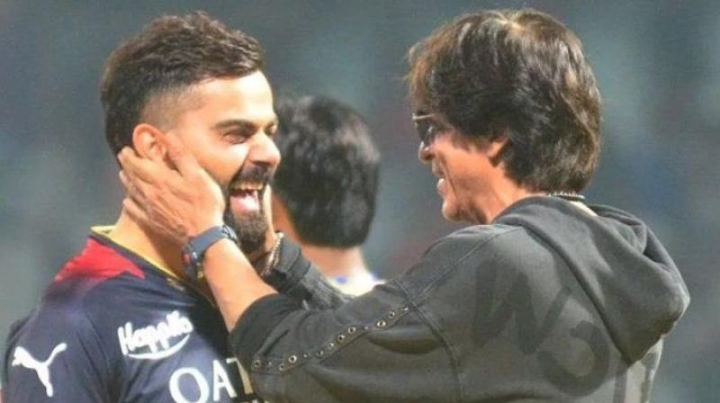 SRK and Virat Kohli