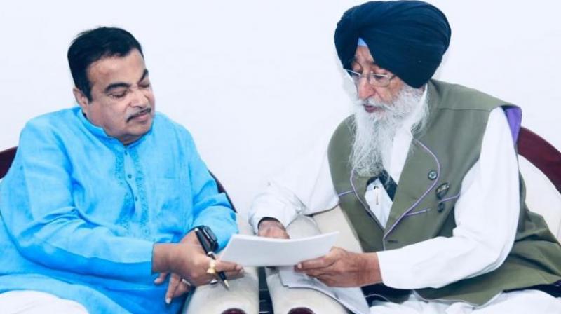 MP Simranjit Mann Meets Union Minister Nitin Gadkari MP Simranjit Mann Meets Union Minister Nitin Gadkari