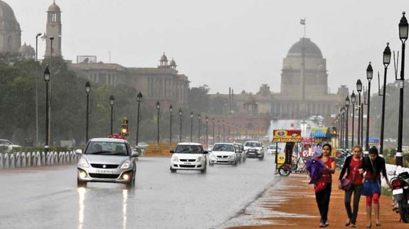 Light showers expected in Delhi