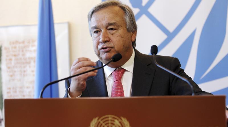 UN Secretary-General Antonio Guterres UN Secretary-General Antonio Guterres