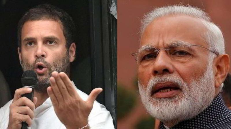 Congress President Rahul Gandhi & PM Narendra Modi