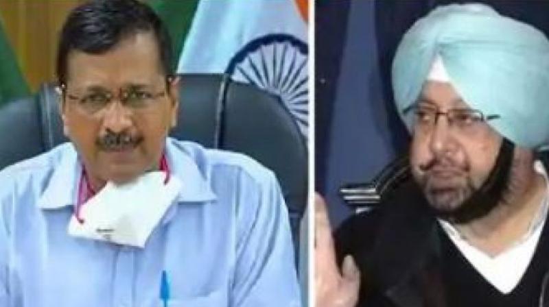 Arvind Kejriwal and Capt Amarinder Singh Arvind Kejriwal and Capt Amarinder Singh