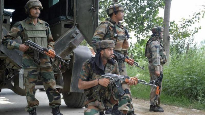3 militants, soldier killed 3 militants, soldier killed
