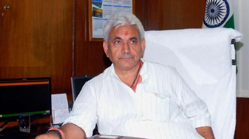 Union Telecom Minister Manoj Sinha