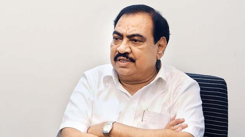 Senior BJP leader Eknath Khadse