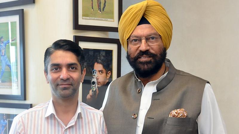 Abhinav Bindra and Rana Sodhi Abhinav Bindra and Rana Sodhi