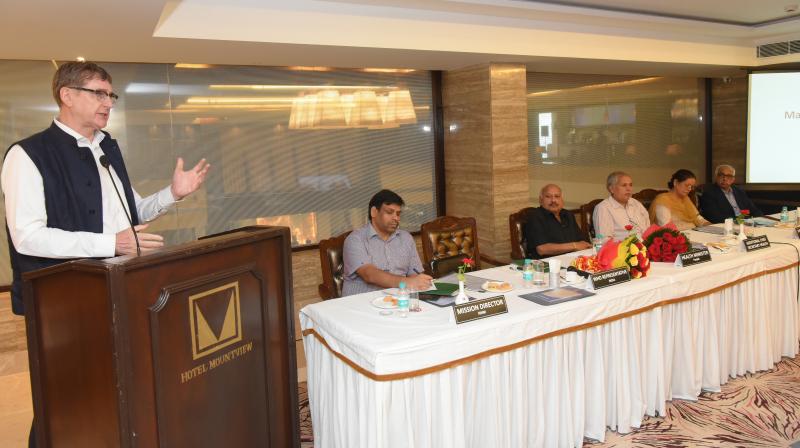 Dr. Henk Bekedam speaking on the strategic plan Dr. Henk Bekedam speaking on the strategic plan