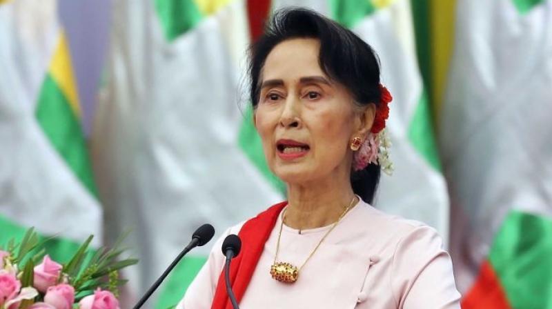 Myanmar leader Aung San Suu Kyi