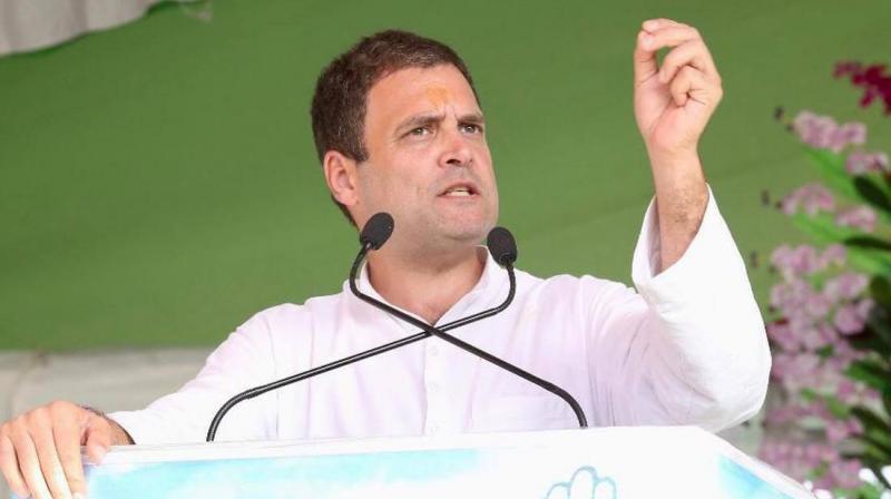 Congress president Rahul Gandhi Congress president Rahul Gandhi
