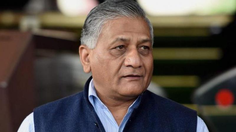 Minister of State for External Affairs General V K Singh Minister of State for External Affairs General V K Singh