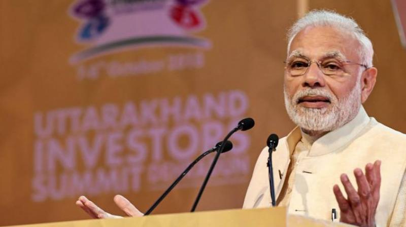 Prime Minister Narendra Modi inaugurated Uttarakhand's first investors summit Prime Minister Narendra Modi inaugurated Uttarakhand's first investors summit