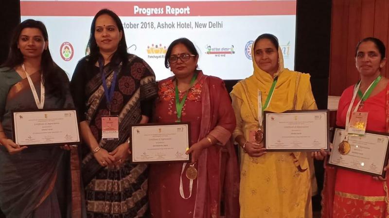 Social Security Minister Aruna Chaudhary congratulates 'Team Punjab' Social Security Minister Aruna Chaudhary congratulates 'Team Punjab'