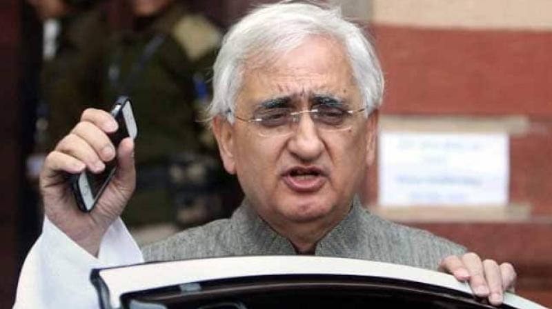 Senior Congress leader Salman Khurshid