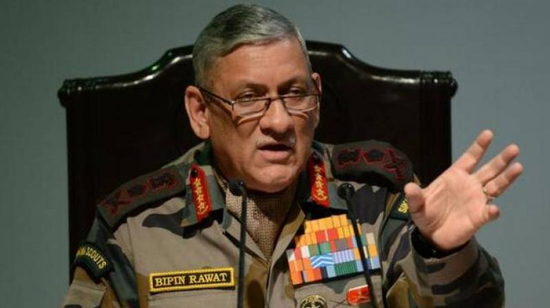 Army chief Gen Bipin Rawat Army chief Gen Bipin Rawat