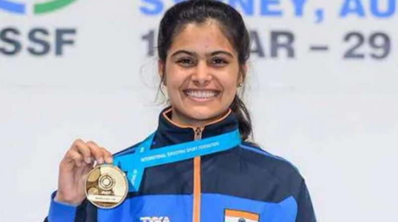 Indian shooter Manu Bhaker