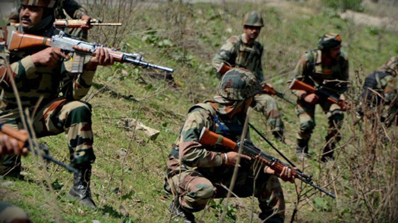 Five militants were gunned down in an encounter