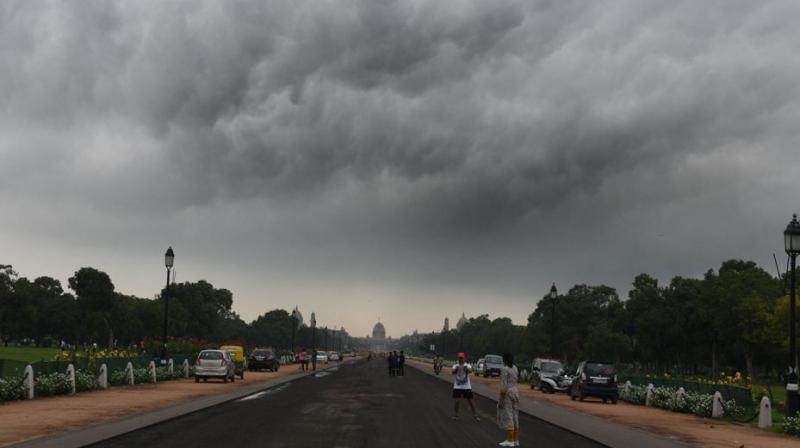 Cloudy Sunday morning in the national capital