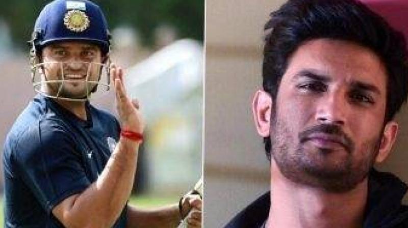 Suresh Raina and Sushant Singh Rajput Suresh Raina and Sushant Singh Rajput