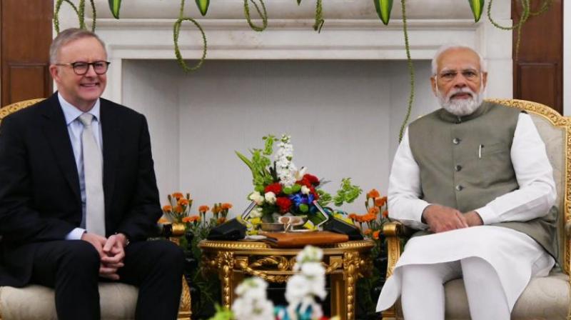 PM Modi and his Australian Counterpart Anthony Albanese